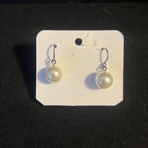 Classic Pearl Dangle Earrings